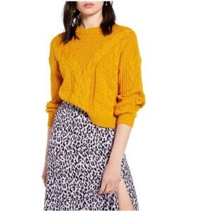 BP. Cable Knit Novelty Sweater